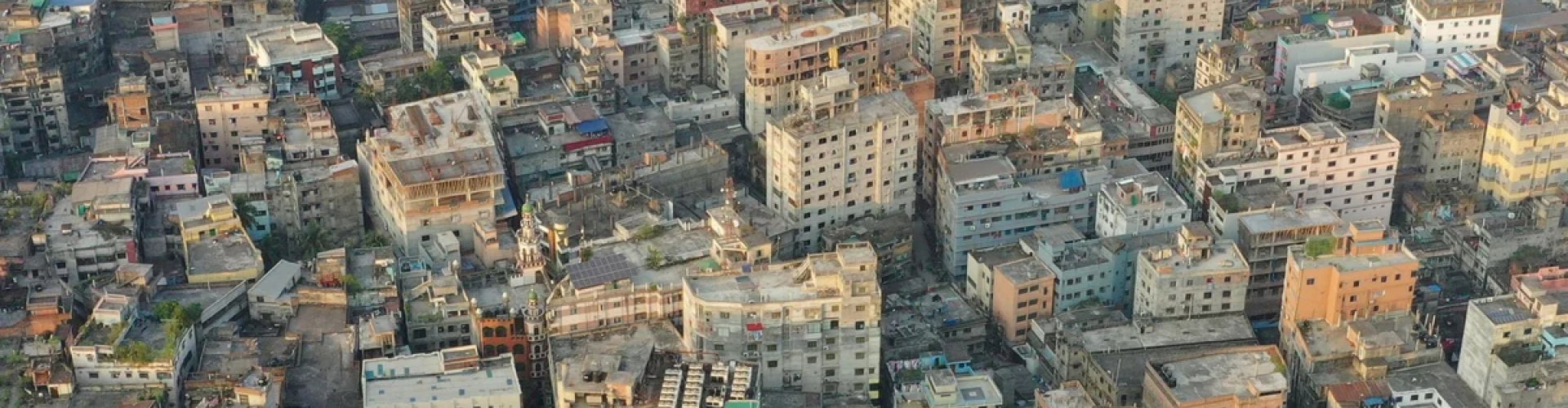 Scenic view of historic Dhaka, BD at sunset