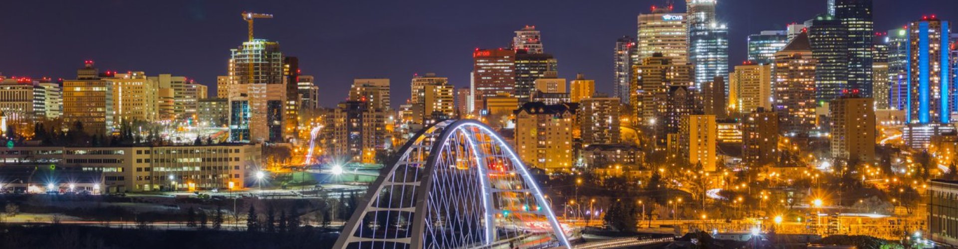 Edmonton Skyline at sunset