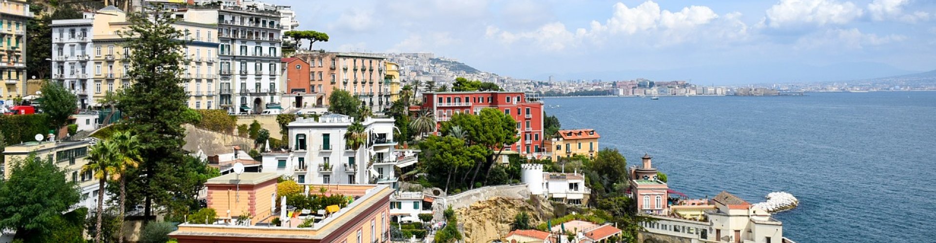 Panoramic view of Naples cityscape