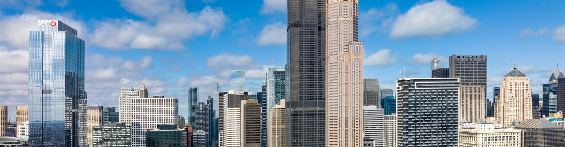 Chicago cityscape cultural panorama