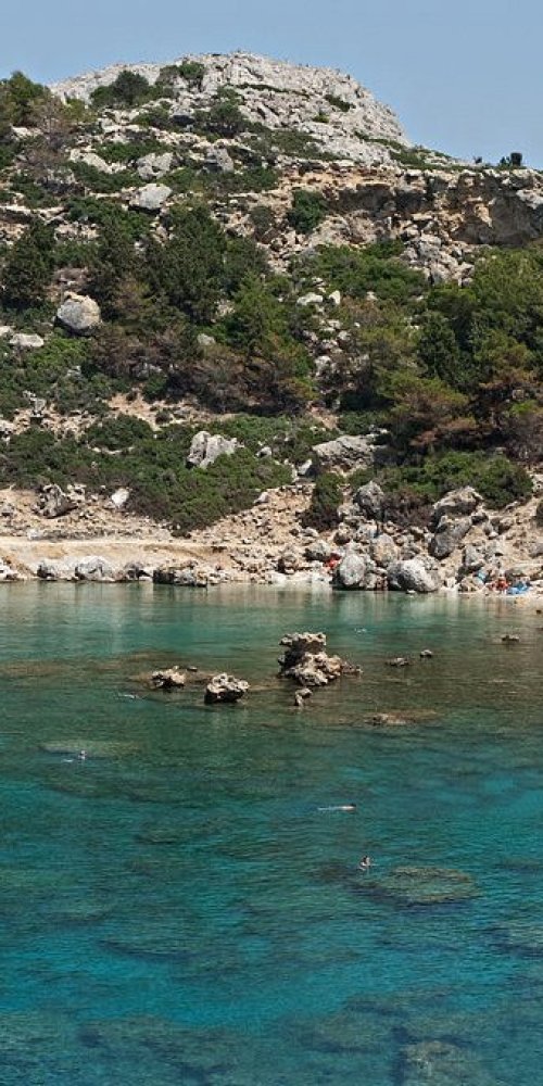 Historic street in Faliraki