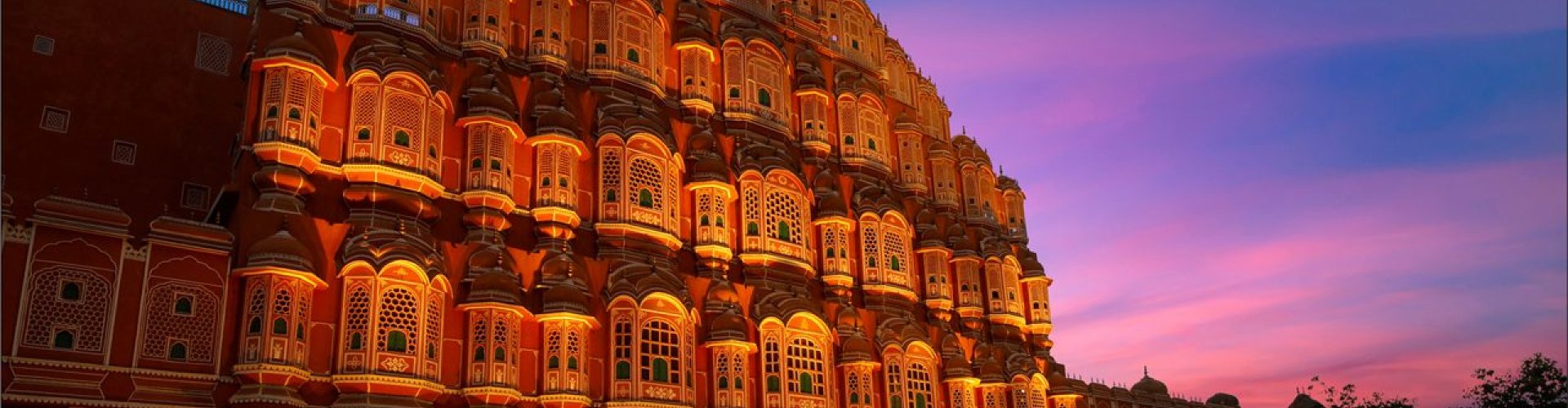 Sunset over Jaipur, IN