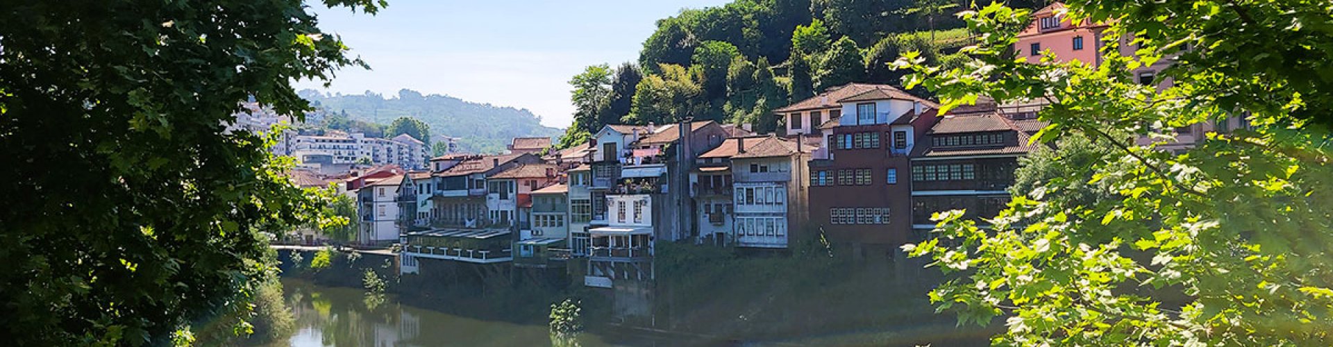 Scenic landscape of Amarante, PT