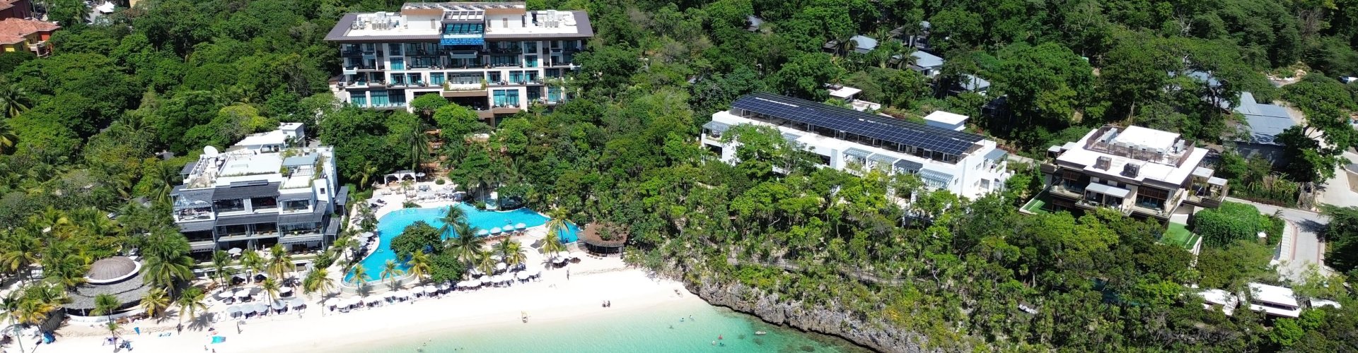 Sunset over historic Roatán, HN