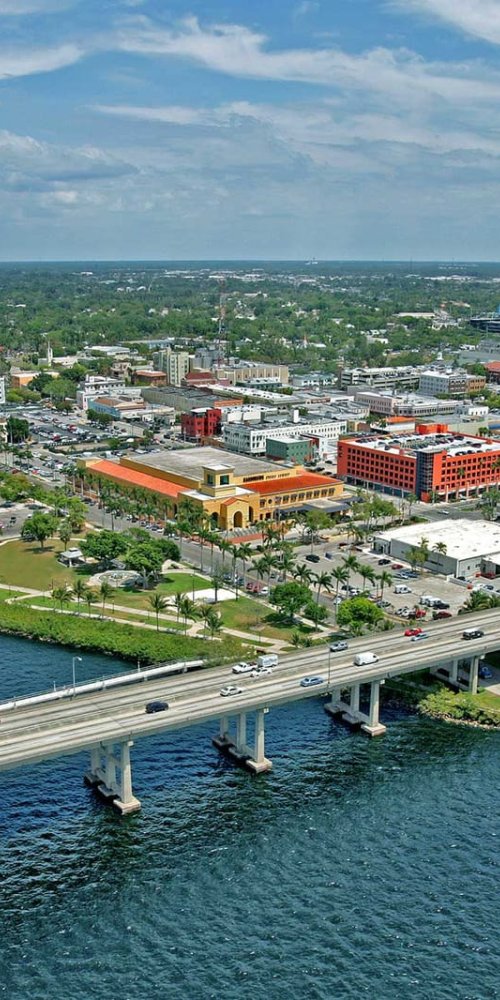Historic Fort Myers Transport Map