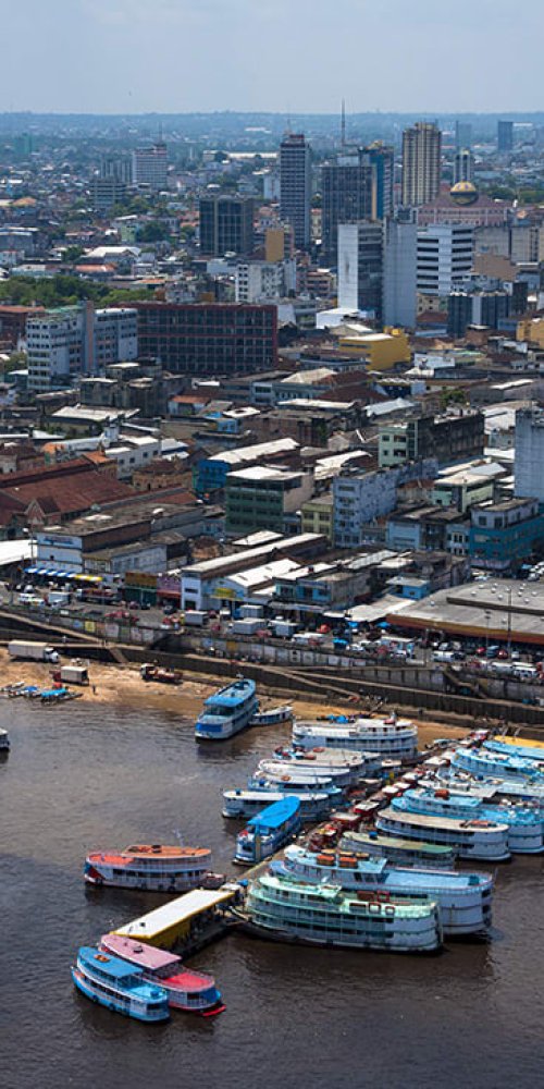Historic street scene Manaus