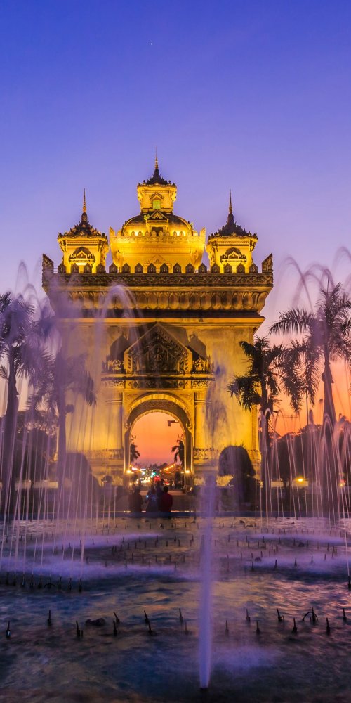Street transport in Vientiane
