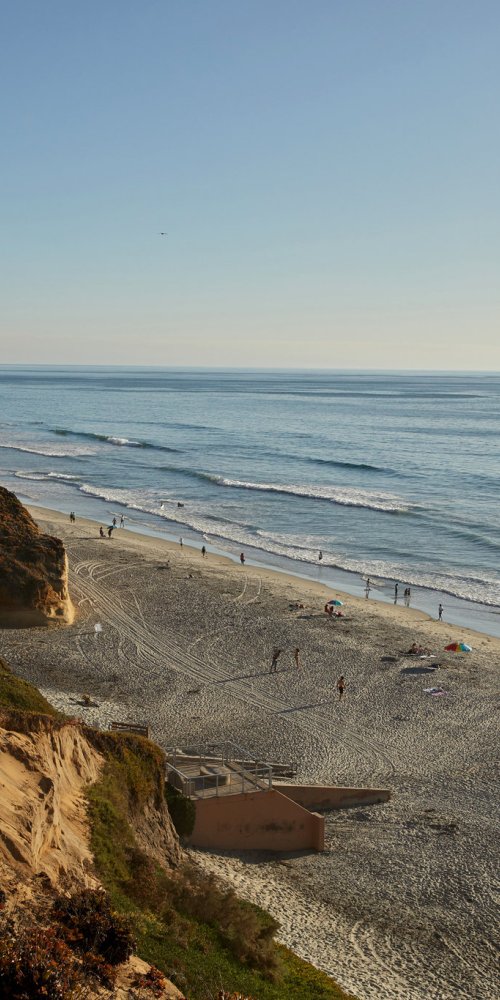 Historic street in Solana Beach