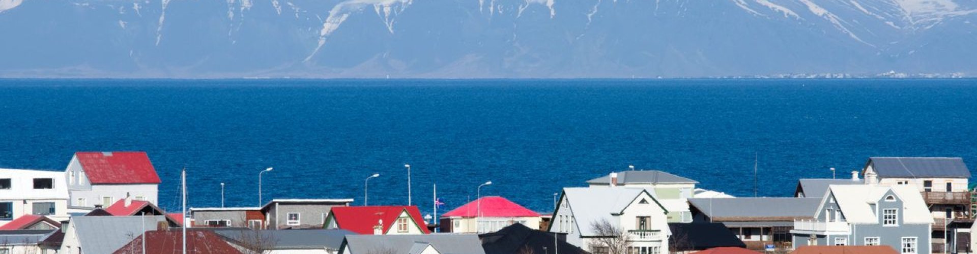 Scenic landscape in Keflavik, IS