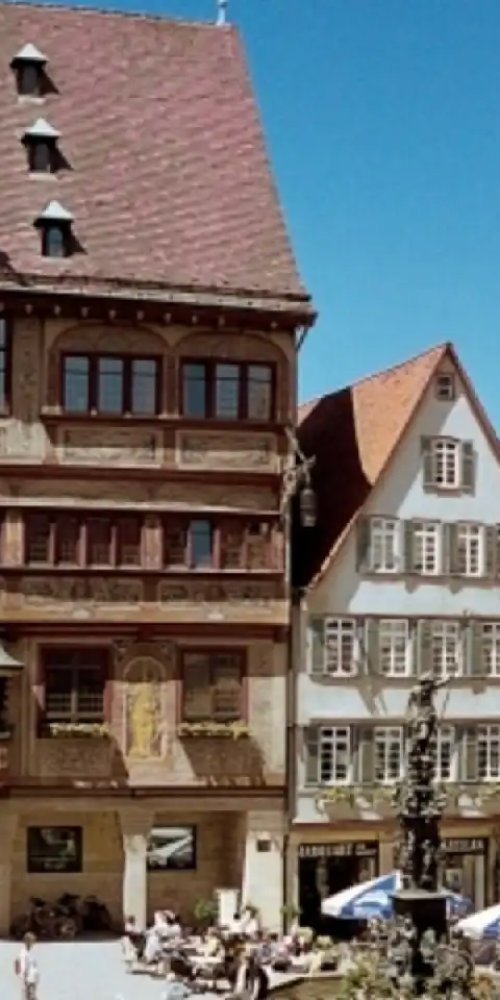 Public transport and walking routes in Reutlingen