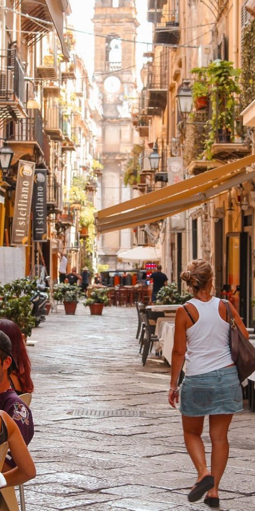 Historic Street in Palermo